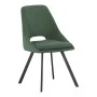 Chair Initiate pakoworld fabric green-black metal leg 48x57x85cm