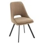 Initiate pakoworld chair fabric brown-leg black