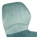 Jelour pakoworld velvet chair in pistachio shade 46.5x60x84cm