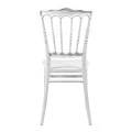 Καρέκλα Napoleon pakoworld pp λευκή 38,5x46,5x89εκ