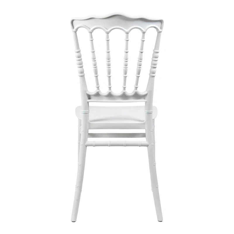 Καρέκλα Napoleon pakoworld pp λευκή 38,5x46,5x89εκ