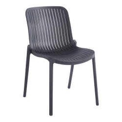 Καρέκλα Teragi στοιβαζόμενη pakoworld pp με UV protection ανθρακί 58x43.5x82εκ Καρέκλα Teragi στοιβαζόμενη pakoworld pp με UV protection ανθρακί 58x43.5x82εκ