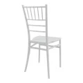 Tiffany Ι pakoworld pp chair in white shade 38.5x46.5x87cm