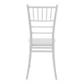 Tiffany Ι pakoworld pp chair in white shade 38.5x46.5x87cm