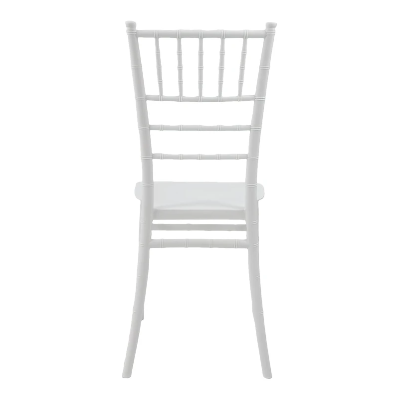 Tiffany Ι pakoworld pp chair in white shade 38.5x46.5x87cm