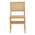 Καρέκλα Winslow pakoworld φυσικό rubberwood 45x56x82εκ