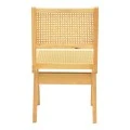 Winslow chair pakoworld rubberwood-rattan in natural shade 46x58x80cm