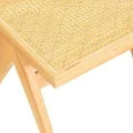 Winslow chair pakoworld rubberwood-rattan in natural shade 46x58x80cm
