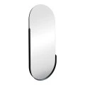 mirror Asteria pakoworld black MDF with black metal 45x5.0x105cm