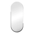 mirror Asteria pakoworld black MDF with black metal 45x5.0x105cm