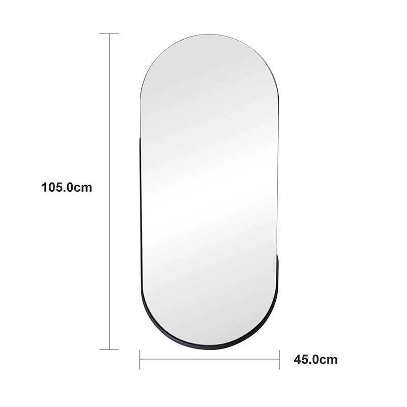 mirror Asteria pakoworld gold MDF with gold metal 45x5x105cm