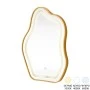 Bloby pakoworld led mirror gold aluminum 50x4x70cm