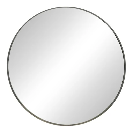 Mirror Emmett pakoworld black aluminum D80x2.5cm