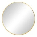 Mirror Emmett Inart gold aluminum D80x2.5cm