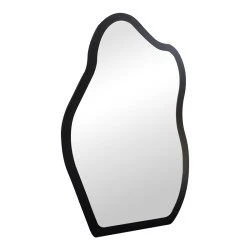 mirror Evanthia pakoworld black MDF 36x1.2x56cm mirror Evanthia pakoworld black MDF 36x1.2x56cm