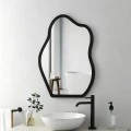mirror Evanthia pakoworld black MDF 36x1.2x56cm