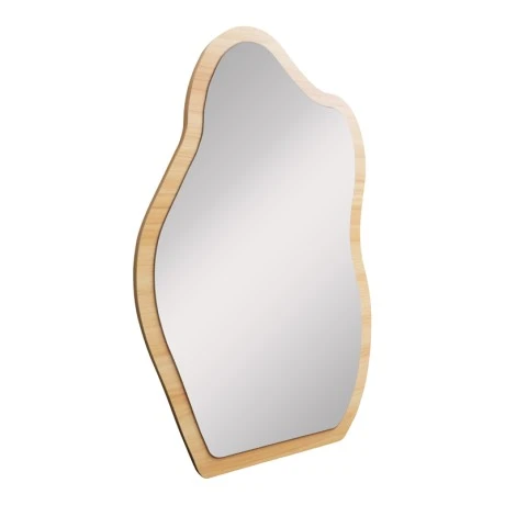 mirror Evanthia pakoworld MDF nature finish 36x1.2x56cm