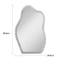 mirror Evanthia pakoworld MDF nature finish 36x1.2x56cm