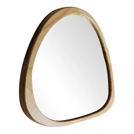 Καθρέπτης Ione pakoworld MDF σε φυσική απόχρωση 60x2,5x61εκ