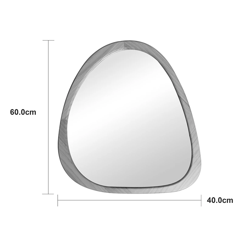 mirror Ione pakoworld MDF nature finish 60x2.5x61cm