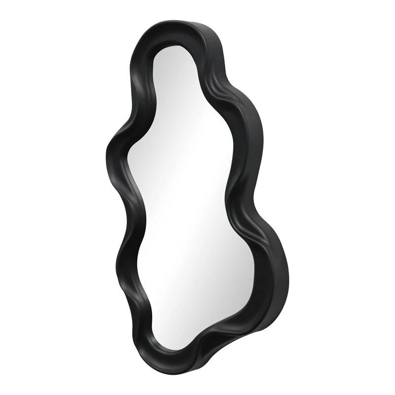 Καθρέπτης Liquid pakoworld pp σε μαύρη απόχρωση 26x2.7x39εκ