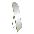 Mirror Lorens Inart aluminum in gold-black color 46x40x150cm