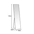 Moira pakoworld aluminum mirror in whtie shade 40x28x150cm