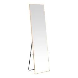 Moira pakoworld aluminum mirror in gold shade 40x28x150cm Moira pakoworld aluminum mirror in gold shade 40x28x150cm
