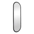 mirror Myrtus pakoworld black metal 40x2,5x160 cm