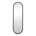 mirror Myrtus pakoworld black metal 40x2,5x160 cm