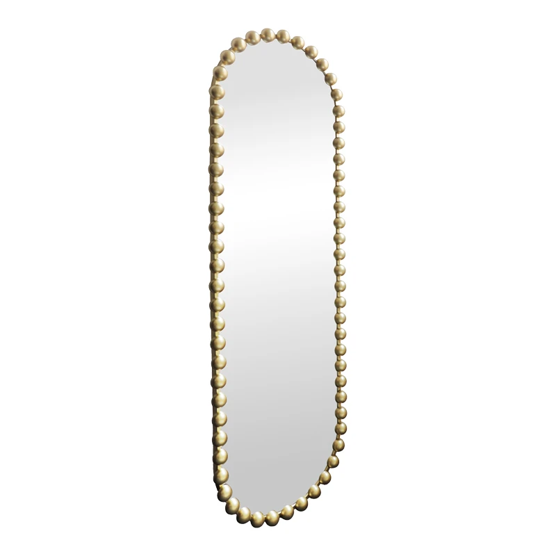 mirror Myrtus pakoworld gold metal 40x2,5x160 cm