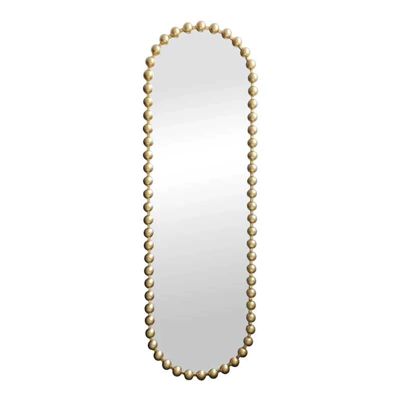 mirror Myrtus pakoworld gold metal 40x2,5x160 cm