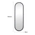 mirror Myrtus pakoworld gold metal 40x2,5x160 cm
