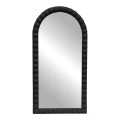 Mirror Pavlova Inart black pp 42x3.5x81cm