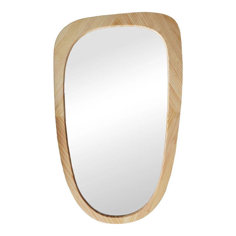 mirror Phaedra pakoworld MDF nature finish 74x2.5x120 cm