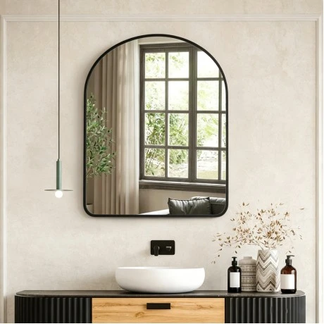 mirror Selene pakoworld black MDF 46x1.2x60cm