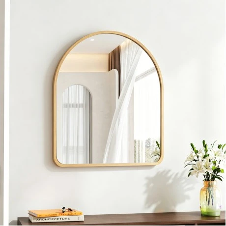 mirror Selene pakoworld MDF in natural finish 46x1.2x60cm