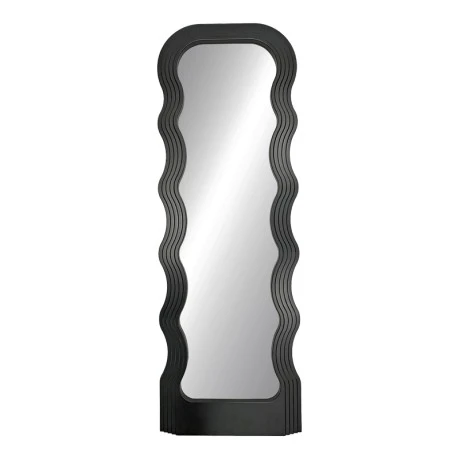 Mirror Spejo pakoworld black PP 50x2.8x147.5cm