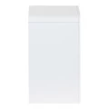 Κομοδίνο Zeplen pakoworld MDF σε λευκή απόχρωση 40x30x53εκ
