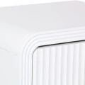 Κομοδίνο Zeplen pakoworld MDF σε λευκή απόχρωση 40x30x53εκ