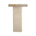 Console table Marila pakoworld fir wood-mdf in natural-white color 100x38x80cm