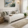 Routha pakoworld sofa bed, white metal, 90x190cm