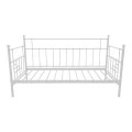 Routha pakoworld sofa bed, white metal, 90x190cm
