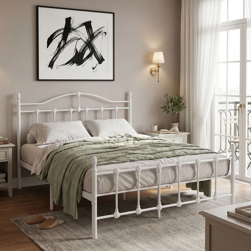 Wotso pakoworld metal bed white 140x200cm