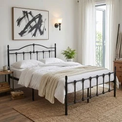 Wotso pakoworld metal bed black 140x200cm