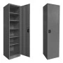 Koya pakoworld column wardrobe, anthracite metal, 45x50x180cm