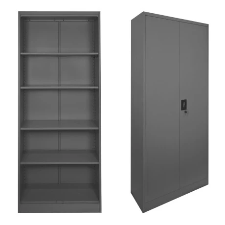 Ugren pakoworld metal wardrobe anthracite 70x40x180cm