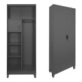 Zogi pakoworld metal wardrobe with partition in anthracite 70x40x190cm