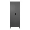 Zogi pakoworld metal wardrobe with partition in anthracite 70x40x190cm