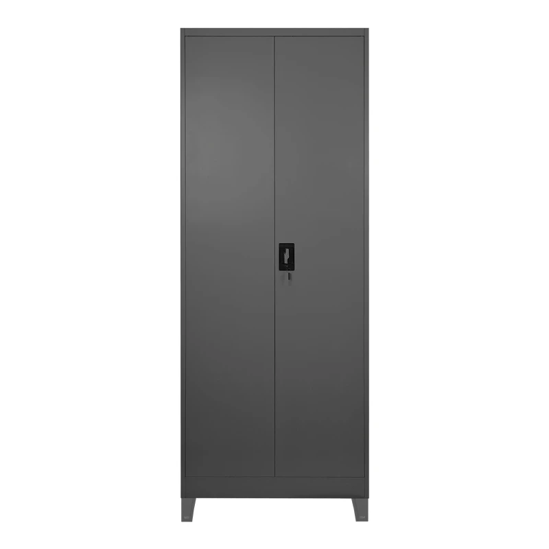 Zogi pakoworld metal wardrobe with partition in anthracite 70x40x190cm